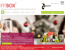 Tablet Screenshot of fitbox.nl